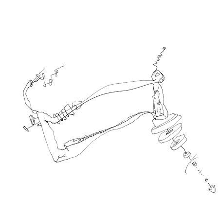 Relevés anatomiques, x-axis par Nicolas Terrasson